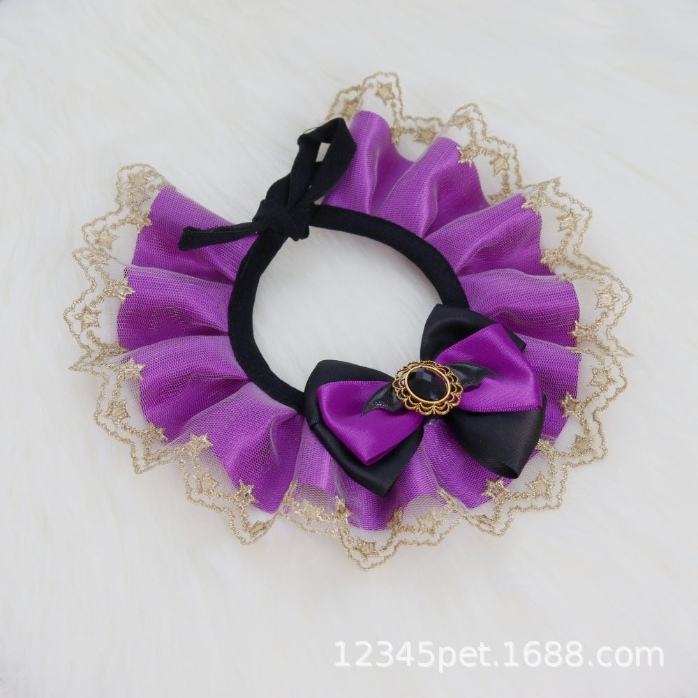 Wholesale  Pet Collar Pet Bib Bib Party Jewelry Hat Dog Cat Festival